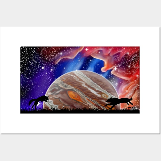 Chasing Space Wall Art by MelisaTheLombax